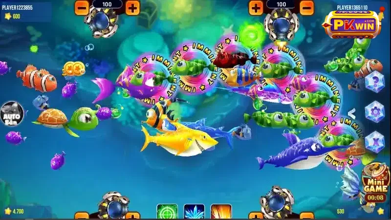 Hệ thống game bắn cá pkwin đa dạng