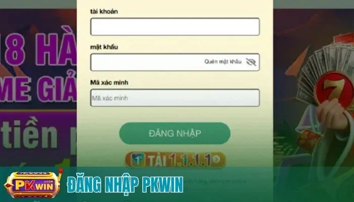 đăng nhập pkwin