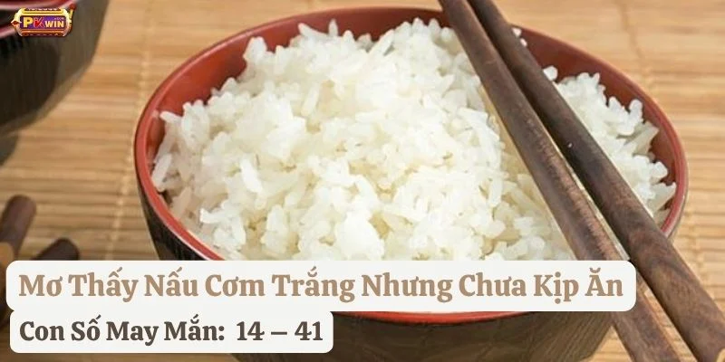 nằm mơ thấy ăn cơm trắng