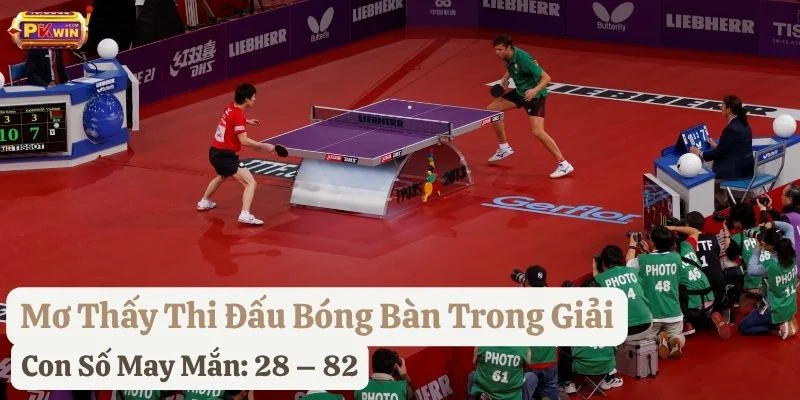 mơ thấy bóng bàn