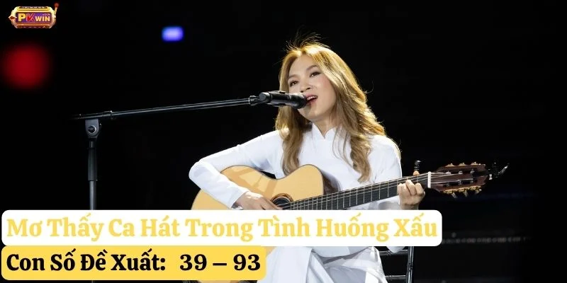 nằm mơ thấy ca hát