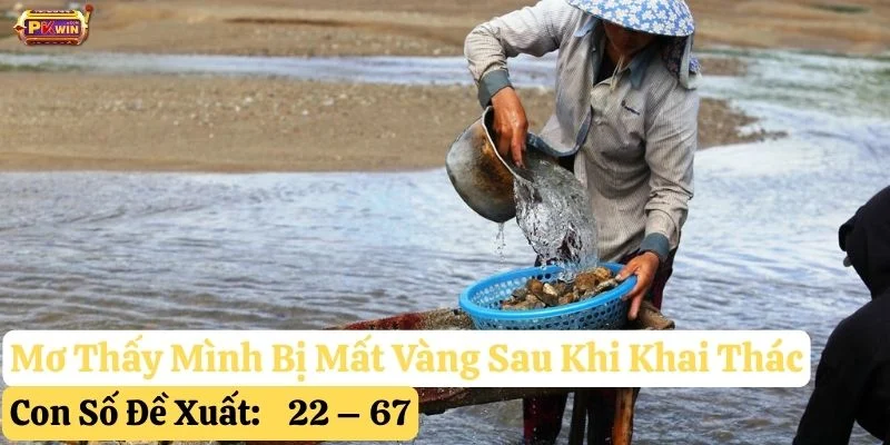 nằm mơ thấy khai thác vàng