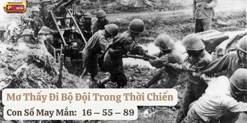 mơ thấy đi bộ đội