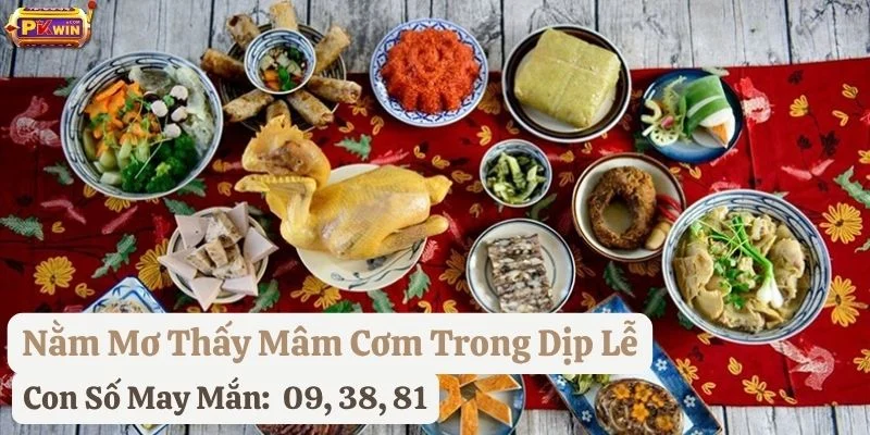 nằm mơ thấy mâm cơm