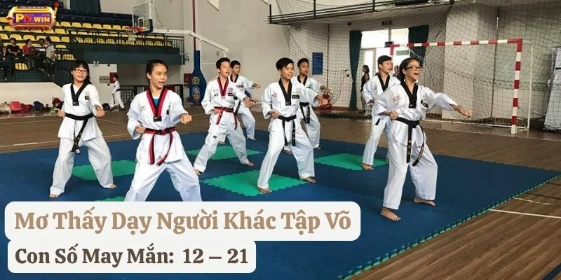 nằm mơ thấy tập võ