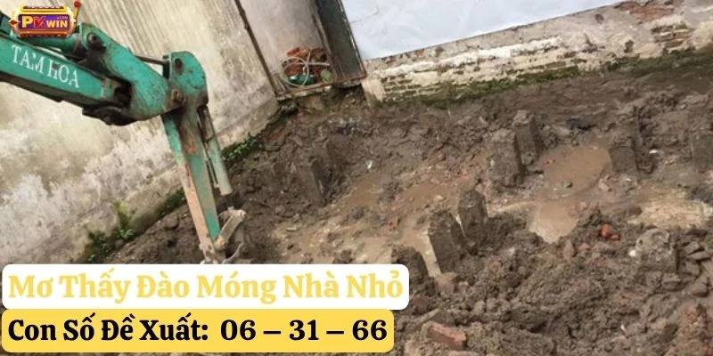 nằm mơ thấy đào móng nhà