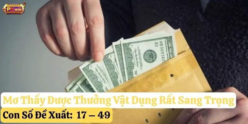 nằm mơ thấy được thưởng