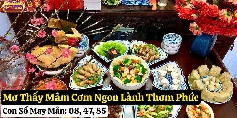 nằm mơ mâm cơm