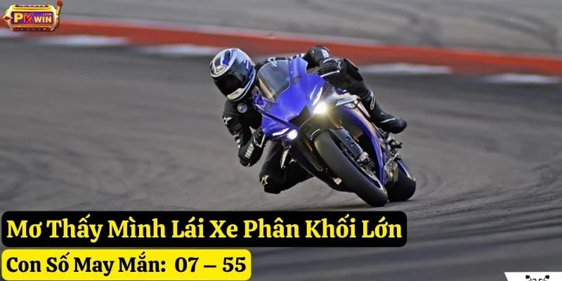 nằm mơ xe phân khối lớn