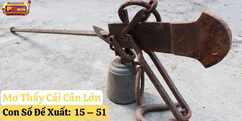 nằm mơ thấy cái cân