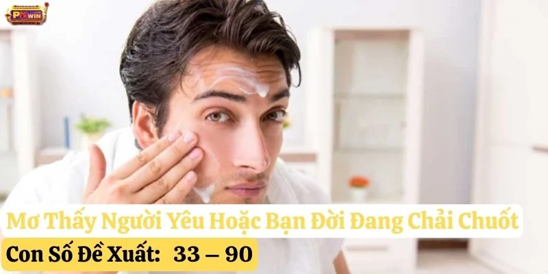 mơ thấy chải chuốt