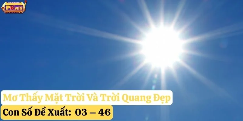 mơ thấy mặt trời