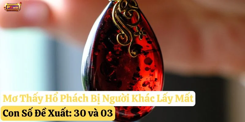 mơ thấy hổ phách