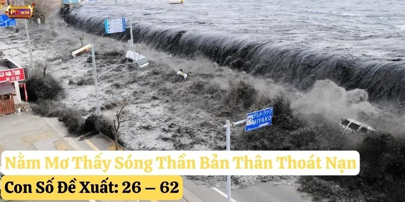 nằm mơ thấy sóng thần